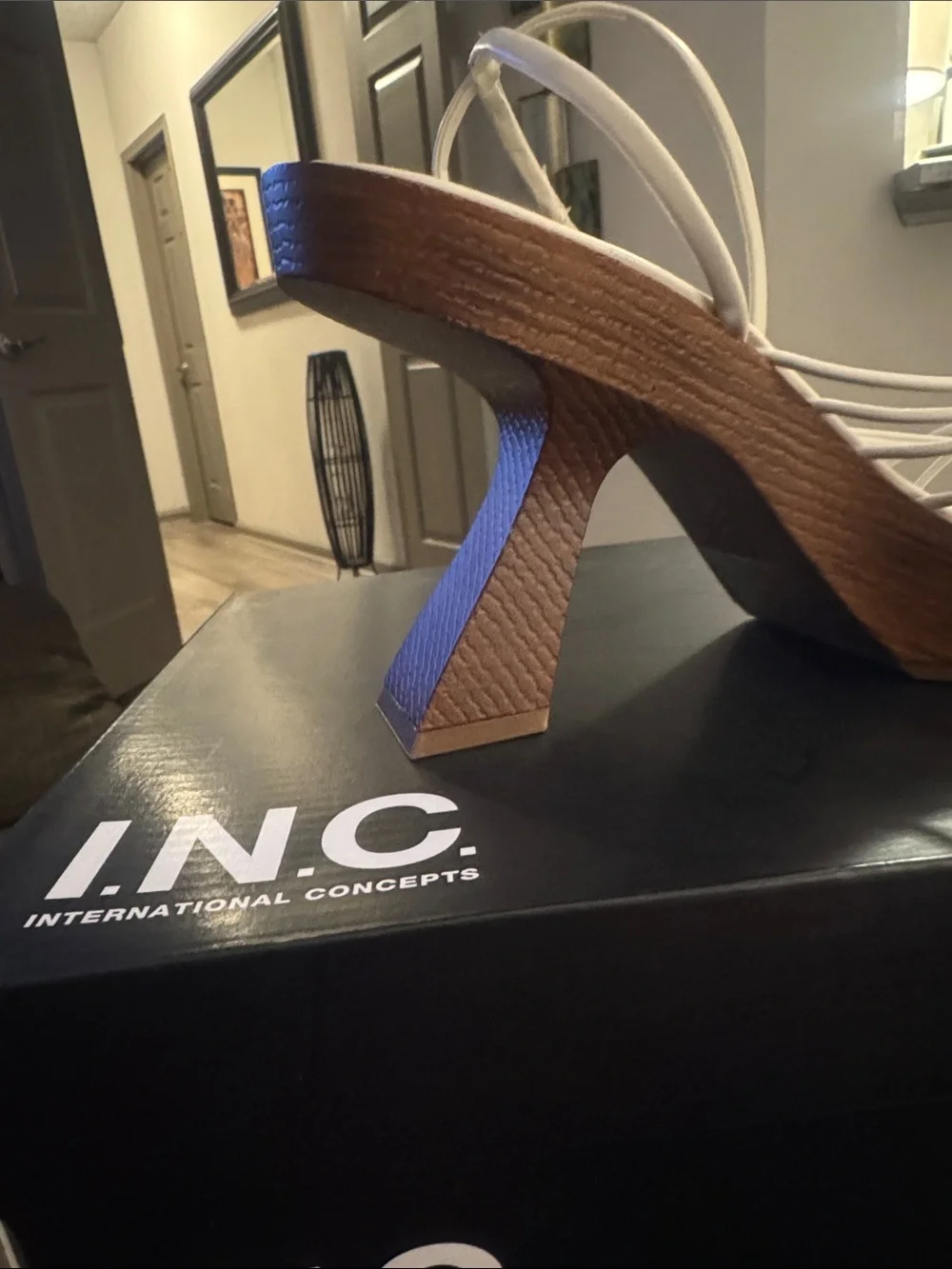 🔥I.N.C. International Concepts Rashel Sculptural Heel Dress Sandal.🔥BRAND NEW❣️